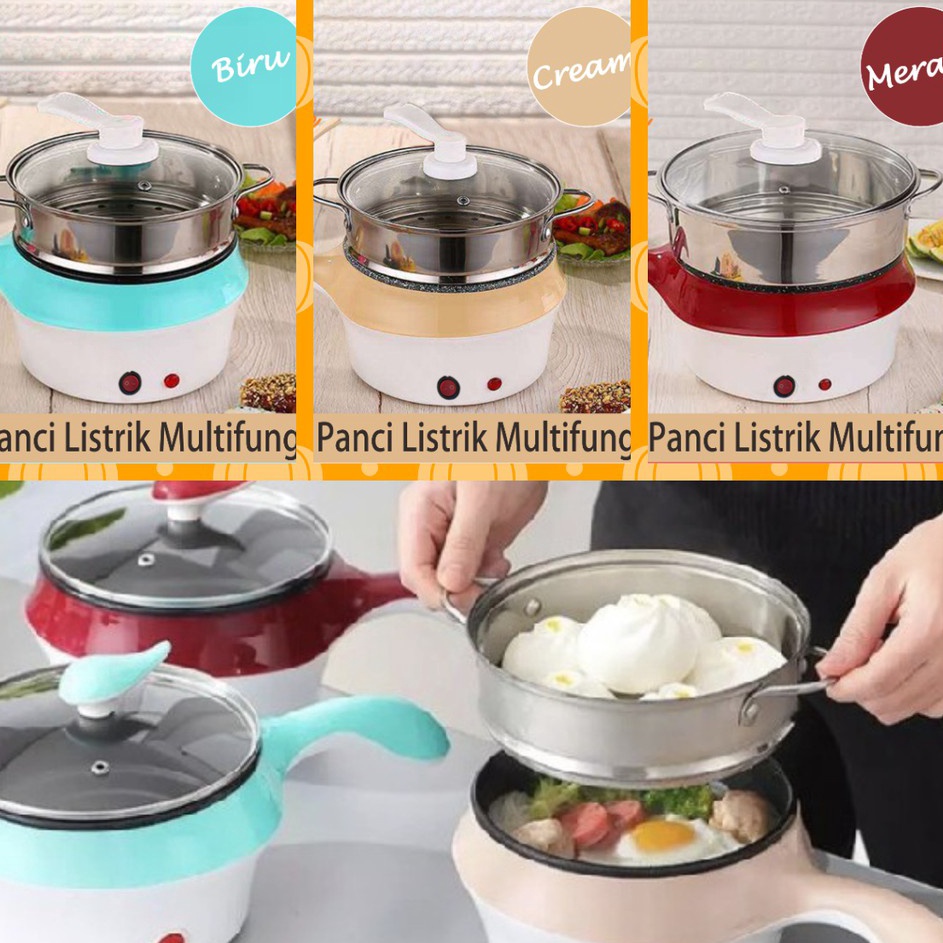 Jual Panci Electric Fry Pan Panci Listrik Multifungsi Lapisan Stainless