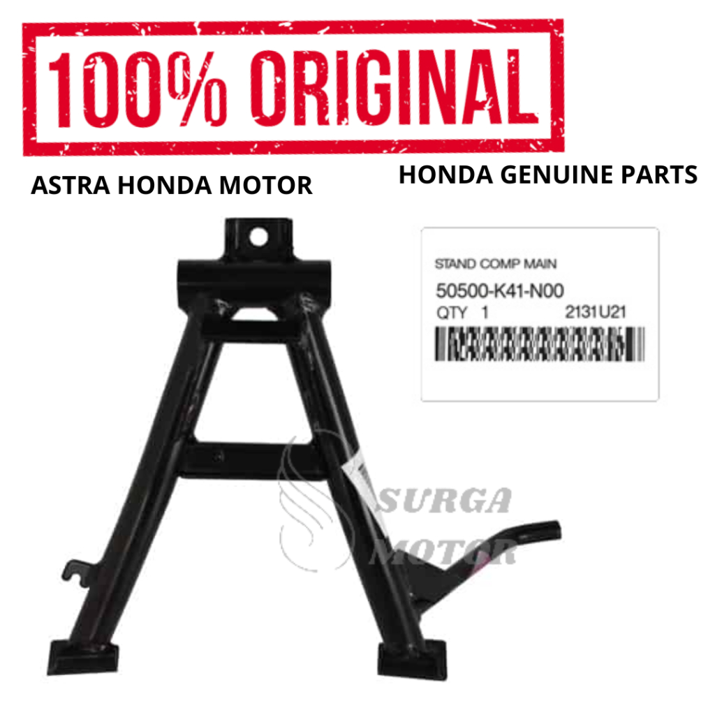 Jual Standar Dua Jagrak Tengah Supra X Fi New Original Honda Ahm