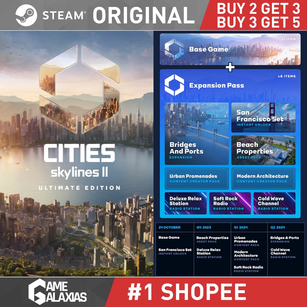 Jual Cities Skylines Ultimate Edition Pc Original Shopee Indonesia