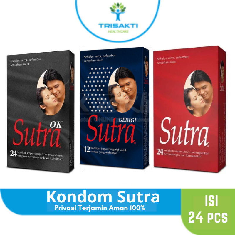 Jual Kondom Sutra Gerigi Sutra OK Sutra Condom Merah Isi 24 Pcs