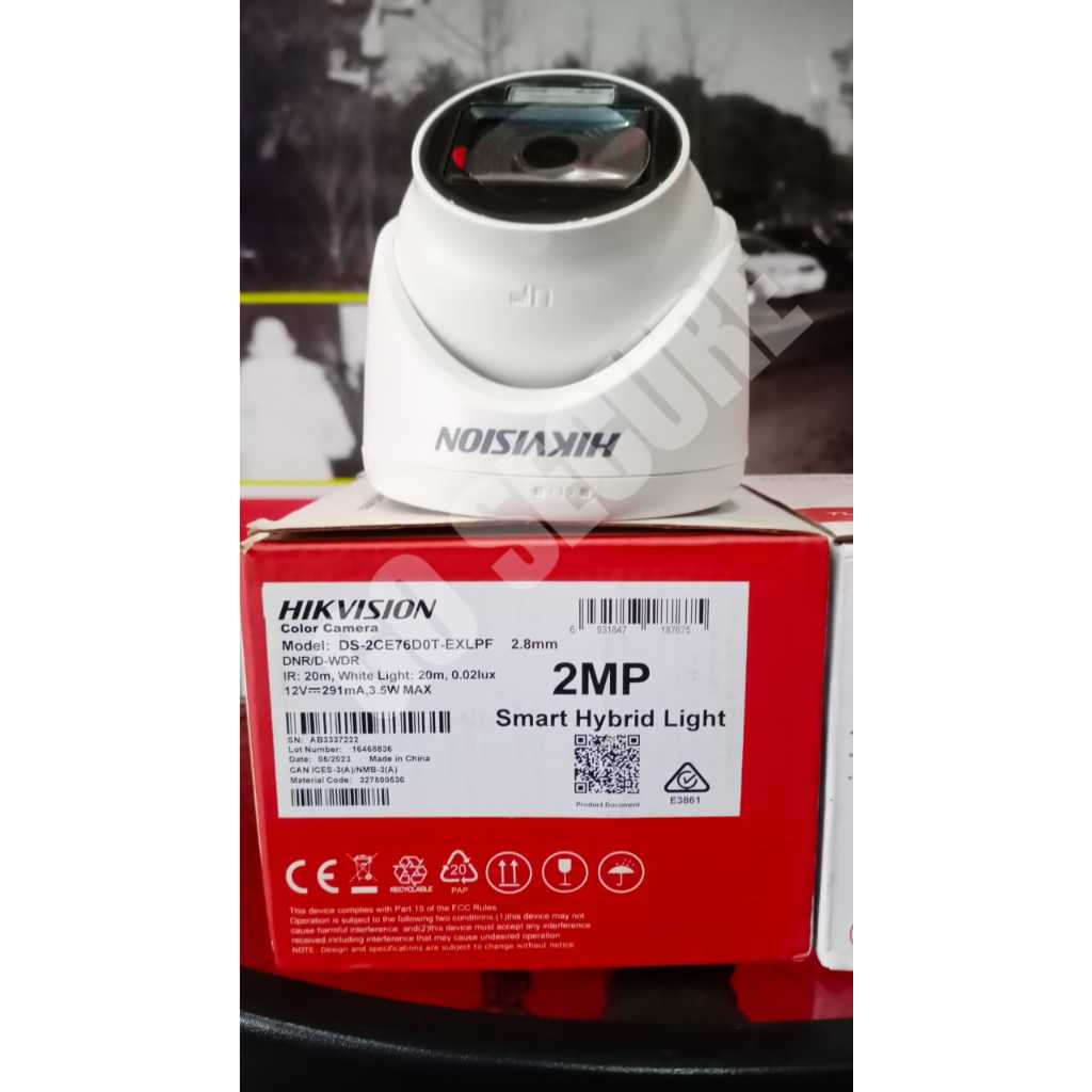 Jual Camera Hikvision Indoor DS 2CE76D0T EXLPF 2mp 2MP Smart Hybrid