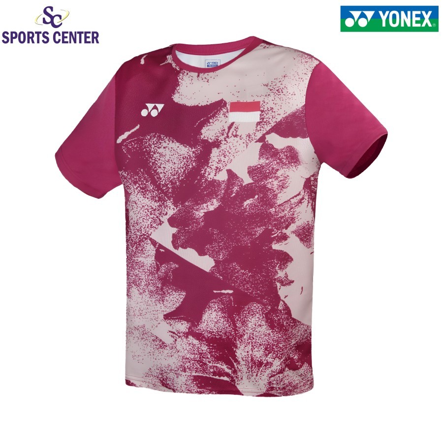 Jual New Kaos Jersey Yonex Badminton Indo Master Reddish Rose