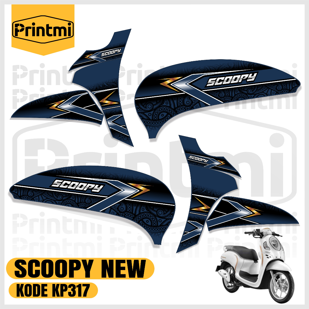 Jual Stiker Striping Motor Scoopy Prestige Sporty