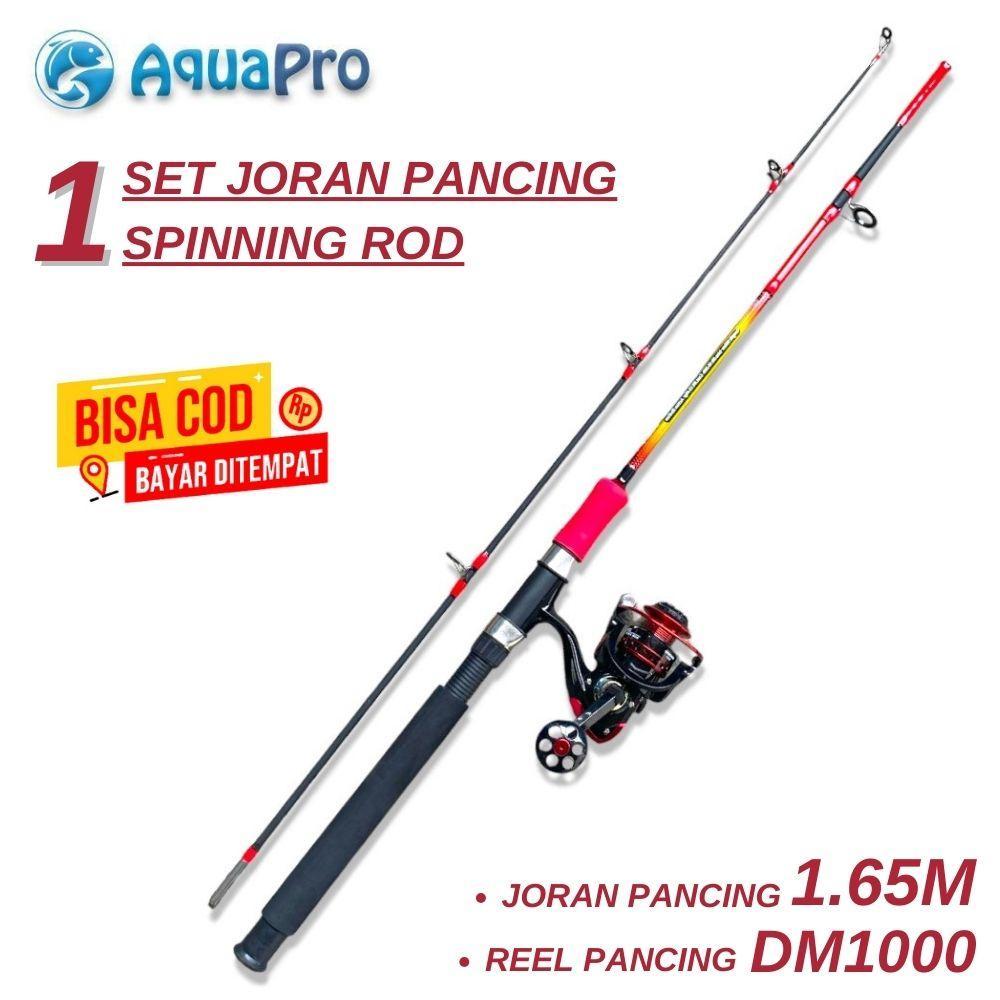 Jual Aquapro Paket Set Joran Pancing Spinning Rod M M M