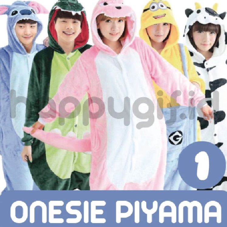 Jual Hot Onesie Piyama Kostum Dewasa Karakter Pikachu Totoro Panda