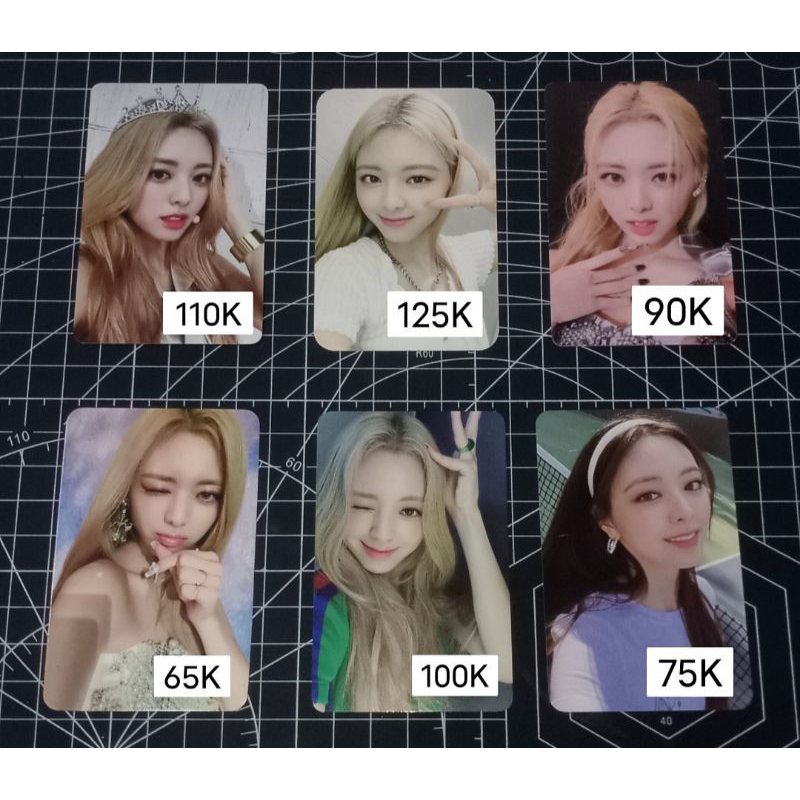 Jual YUNA ITZY PHOTOCARD CHECKMATE Withmuu Tou Soundwave Ktown R1 R2