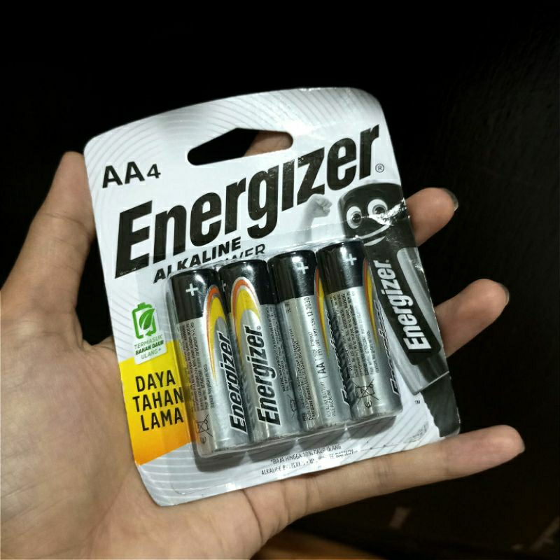 Jual Baterai Energizer Alkaline Power A2 AA LR6 1 5V 1 Pack Isi 4pcs