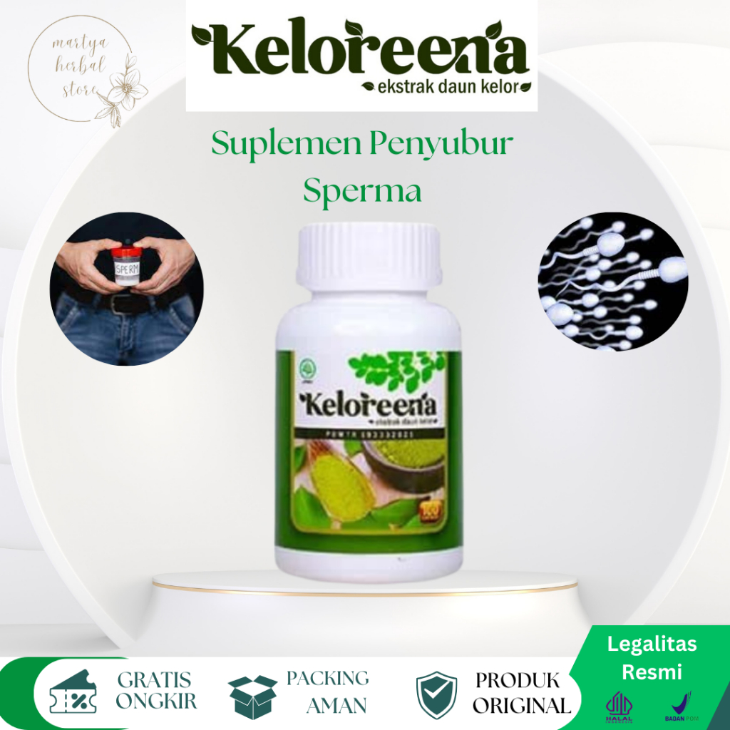 Jual Keloreena Obat Penyubur Sperma Pria Penambah Hormon Testoseron