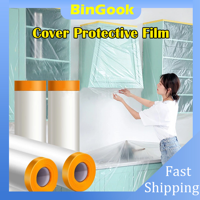 Jual M Masking Film Tape Furniture Car Protect Cover Plastic Film