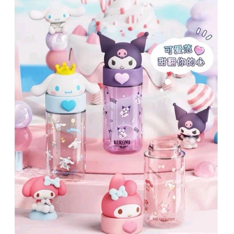 Jual Sanrio Botol Minum Plastik Tritan PCTG Material BPA FREE 500ml