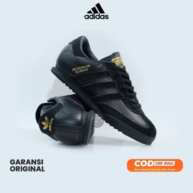 Jual Sepatu Adidas Beckenbauer AllRound Full Black Shopee Indonesia