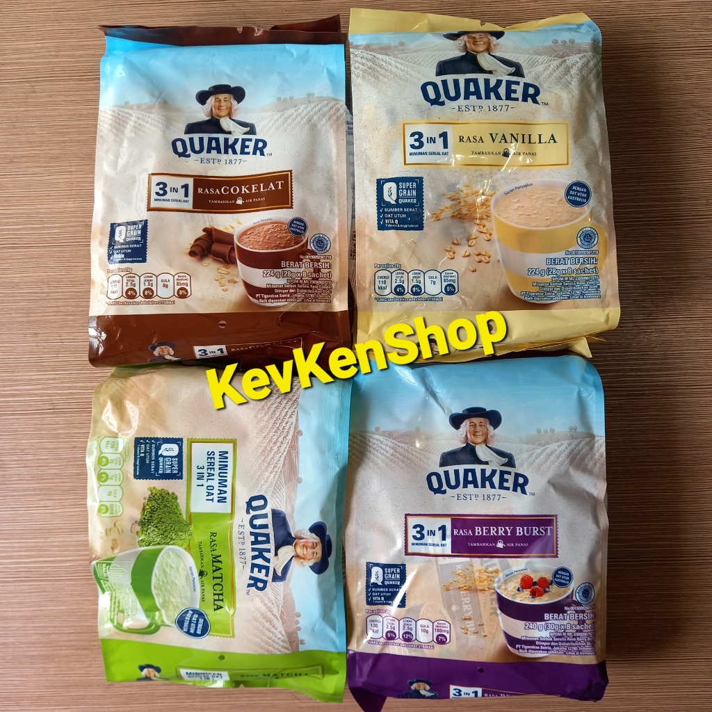 Jual Quaker Oat Cereal In Bpom In Sereal Instant Cokelat Or