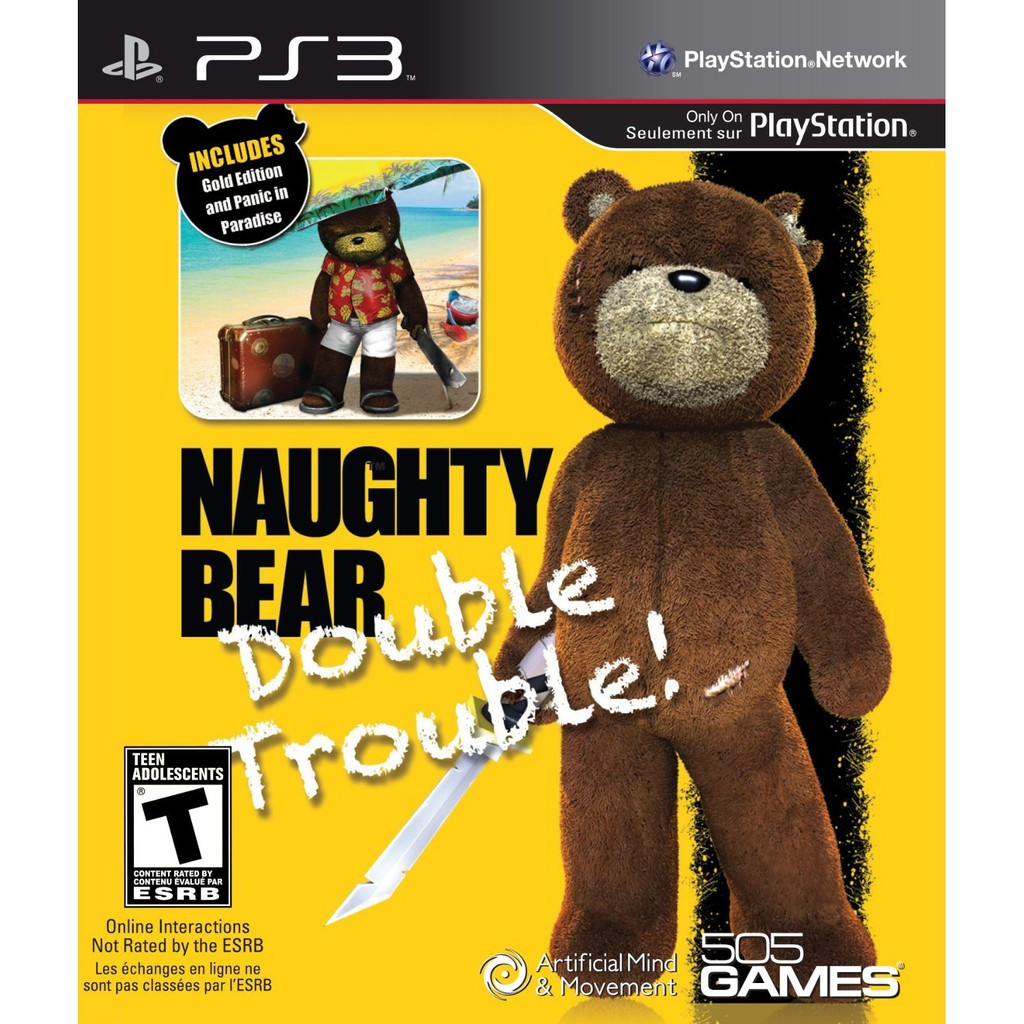 Jual Game Ps Pkg Cfw Ofw Hen Naughty Bear Gold Edition Shopee Indonesia