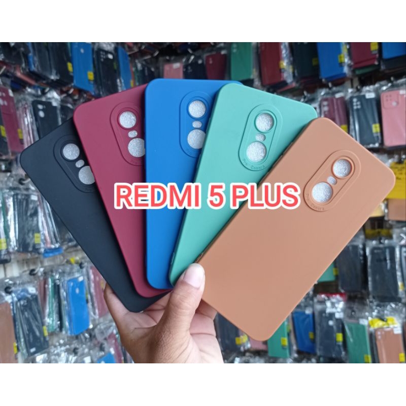 Jual SILIKON CASE MACARON XIAOMI REDMI 5 PLUS CASING PRO CAMERA