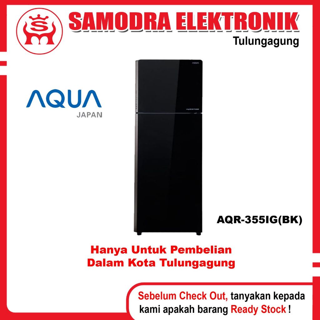 Jual Kulkas Aqua Aqr Ig Bk Kulkas Pintu Aqua Shopee Indonesia