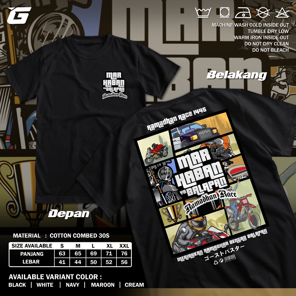 Jual Kaos Ramadhan Race 2024 Marhaban Ya Balapan Baju Racing Distro