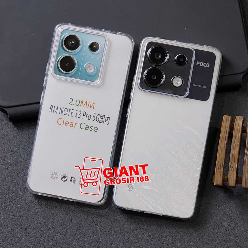 Jual REDMI NOTE 13 PRO 5G CASE CLEAR HD 2 0MM CASE BENING TRANSPARAN