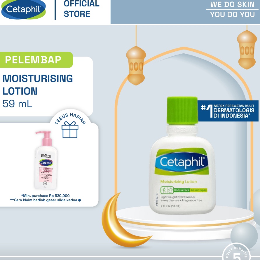 Jual Istimewa Cetaphil Moisturizing Lotion 59ml Dengan Avocado Oil