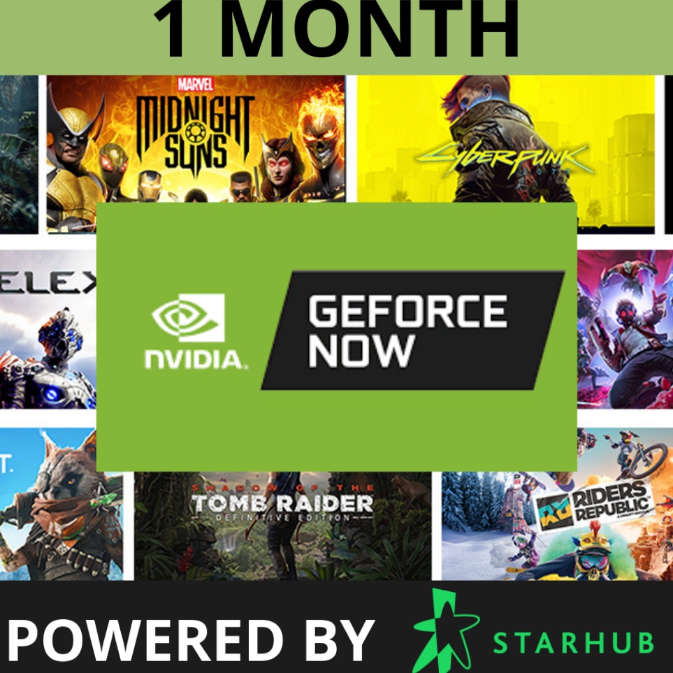 Jual Geforce Now Cloud Gaming Starhub Singapura Bulan Private