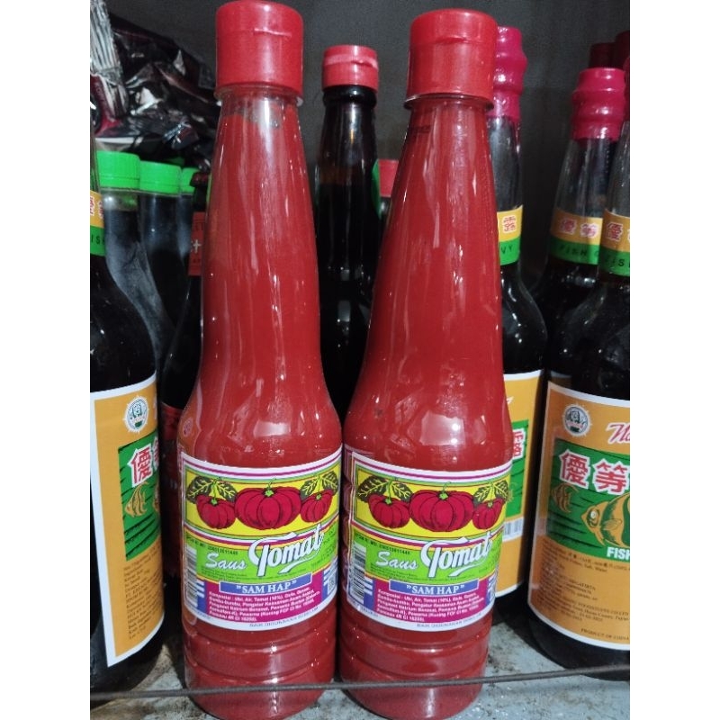 Jual Saus Tomat Sam Hap Cap Tiga Tomatoriginal Kemasan Botol Plastik