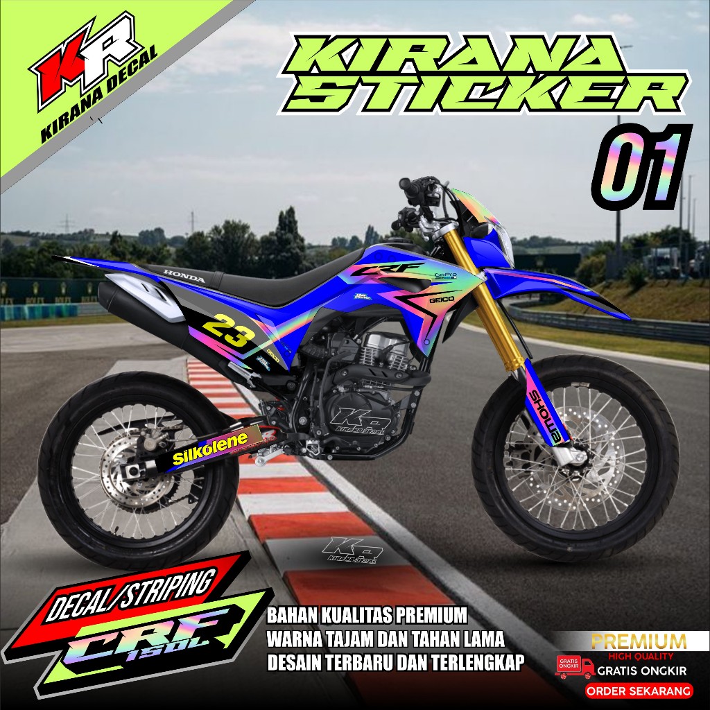 Jual Cod Terbaru Decal Sticker Crf L Fullbody Dekal Stiker