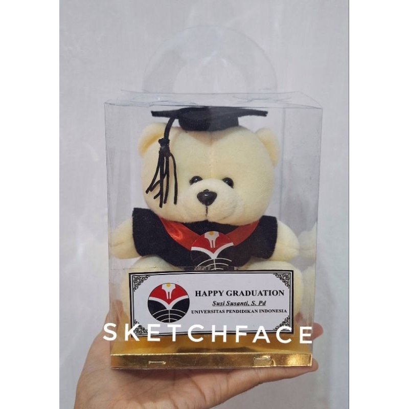 Jual Ready Boneka Wisuda Mika Cm Teddy Bear Panda Kado Wisuda Murah