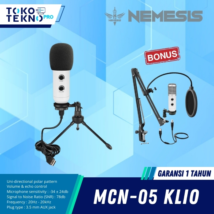 Jual NYK Nemesis MCN 05 MCN05 Klio Condenser Microphone Shopee