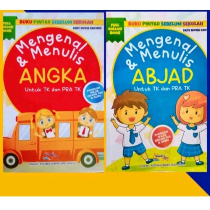 Jual Buku Pintar Sebelum Sekolah Mengenal Dan Menulis Angka Abjad