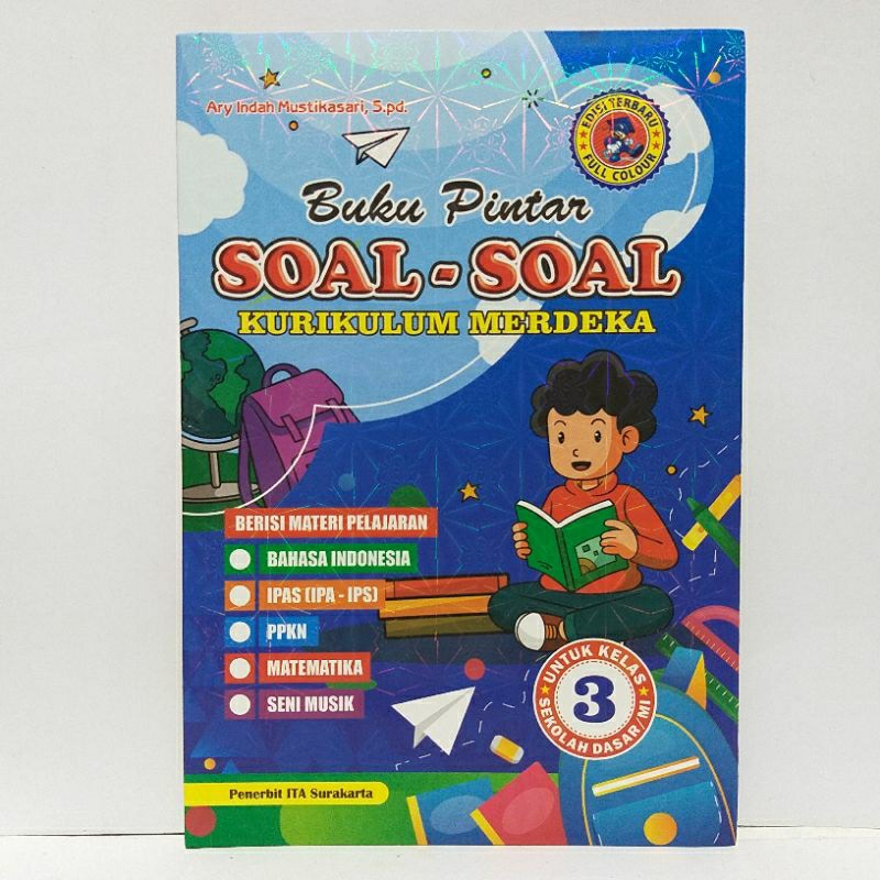 Jual Buku Pintar Soal Soal Kurikulum Merdeka Kelas 3 SD MI ITA