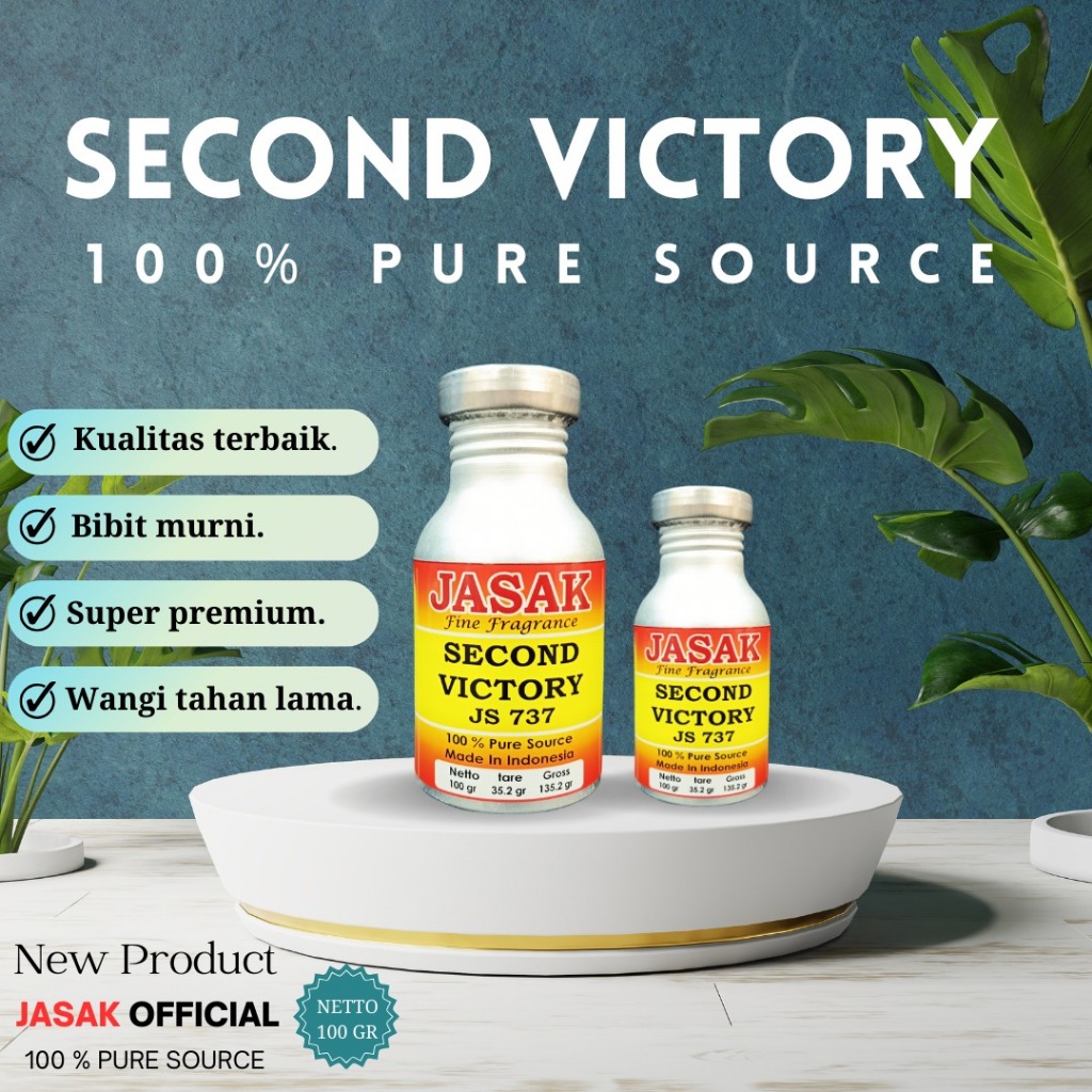 Jual Second Victory By Jasak Fragrance Bibit Murni Kemasan Segel Kaleng