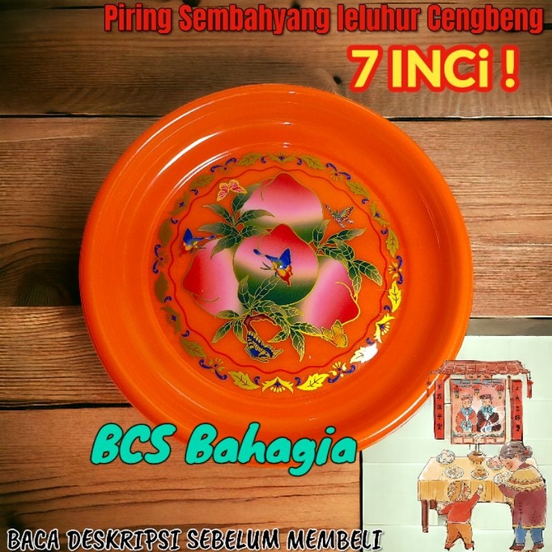 Jual Piring Sembahyang Persembahan Leluhur Sembahyang Cheng Beng In