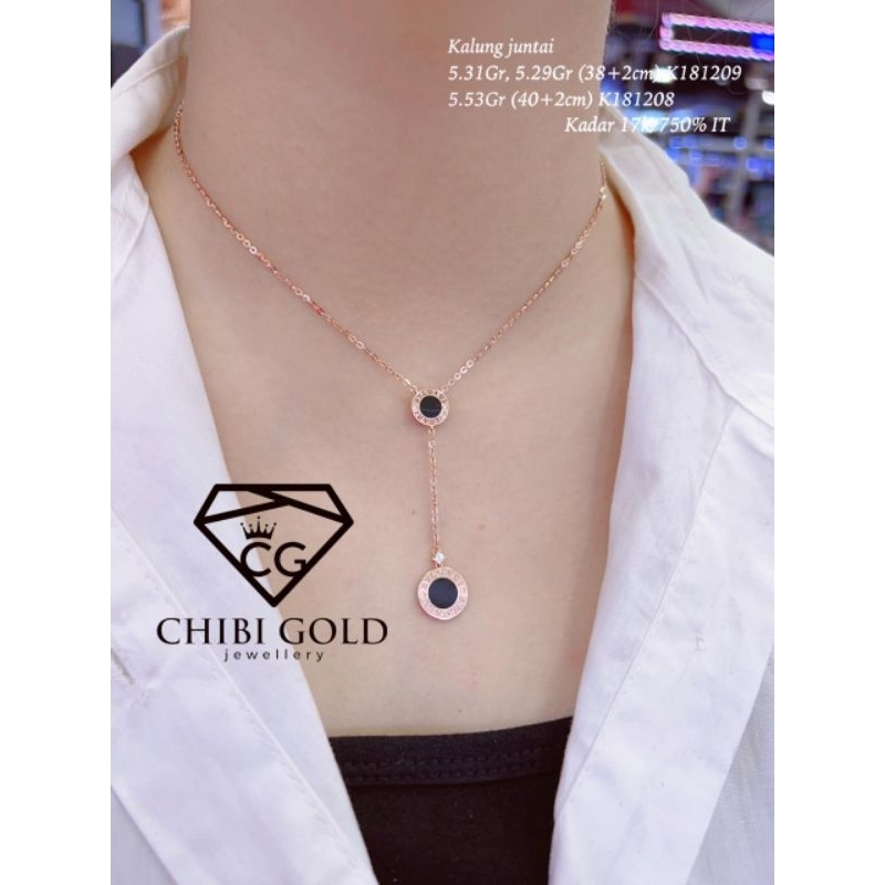 Jual Chibigold Kalung Juntai Italy Emas Kadar K K Chibi