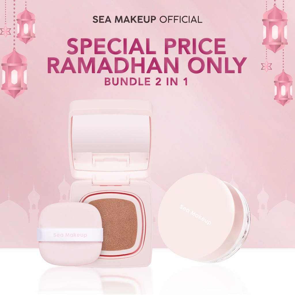 Jual Sea Makeup Bundle In Sea Make Up Flawless Acne Cover Cushion