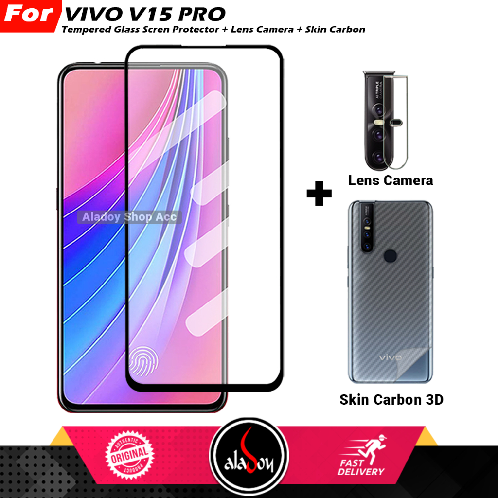 Jual Tempered Glass Layar Vivo V V Pro Free Tempered Glass Camera