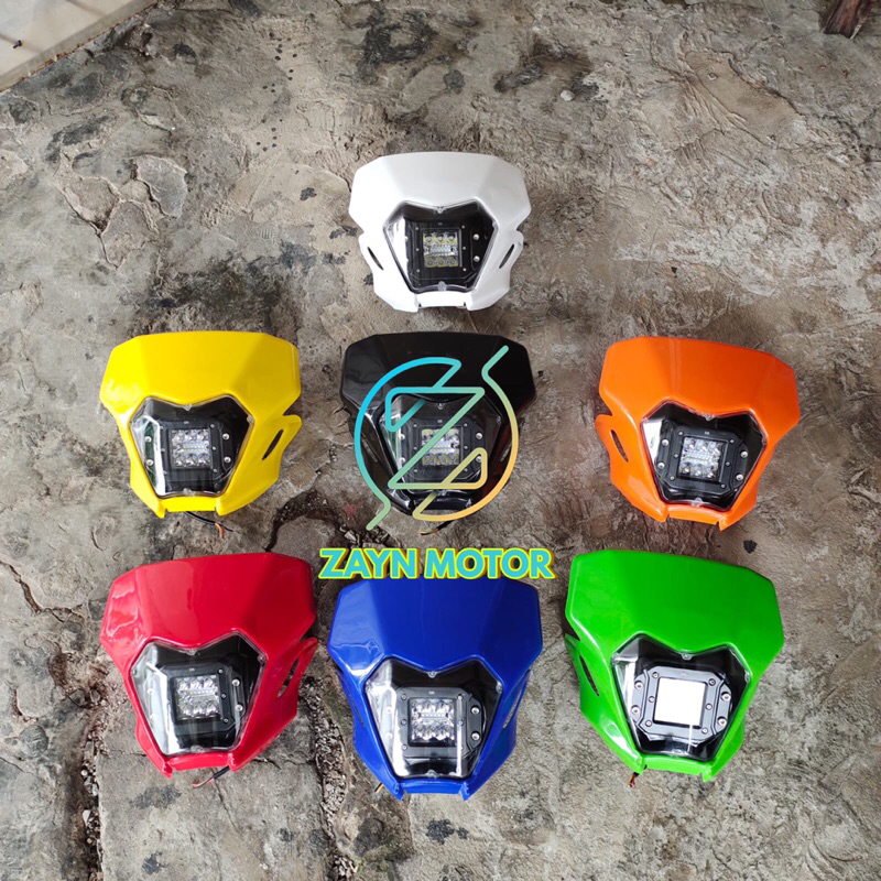 Jual Lampu Depan Led Klx Trail Supermoto Motocross Klx