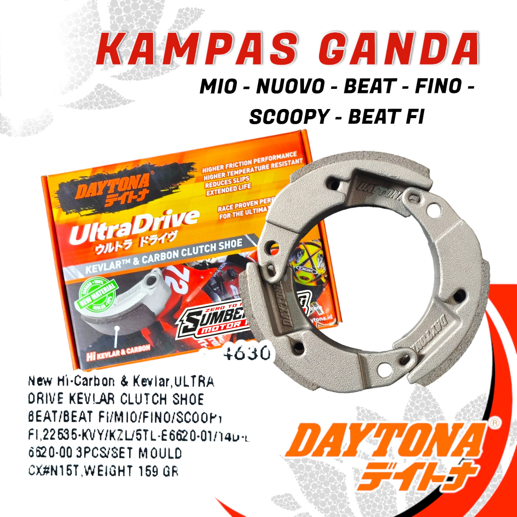 Jual KAMPAS GANDA OTOMATIS KOPLING RACING DAYTONA BEAT BEAT FI STATER