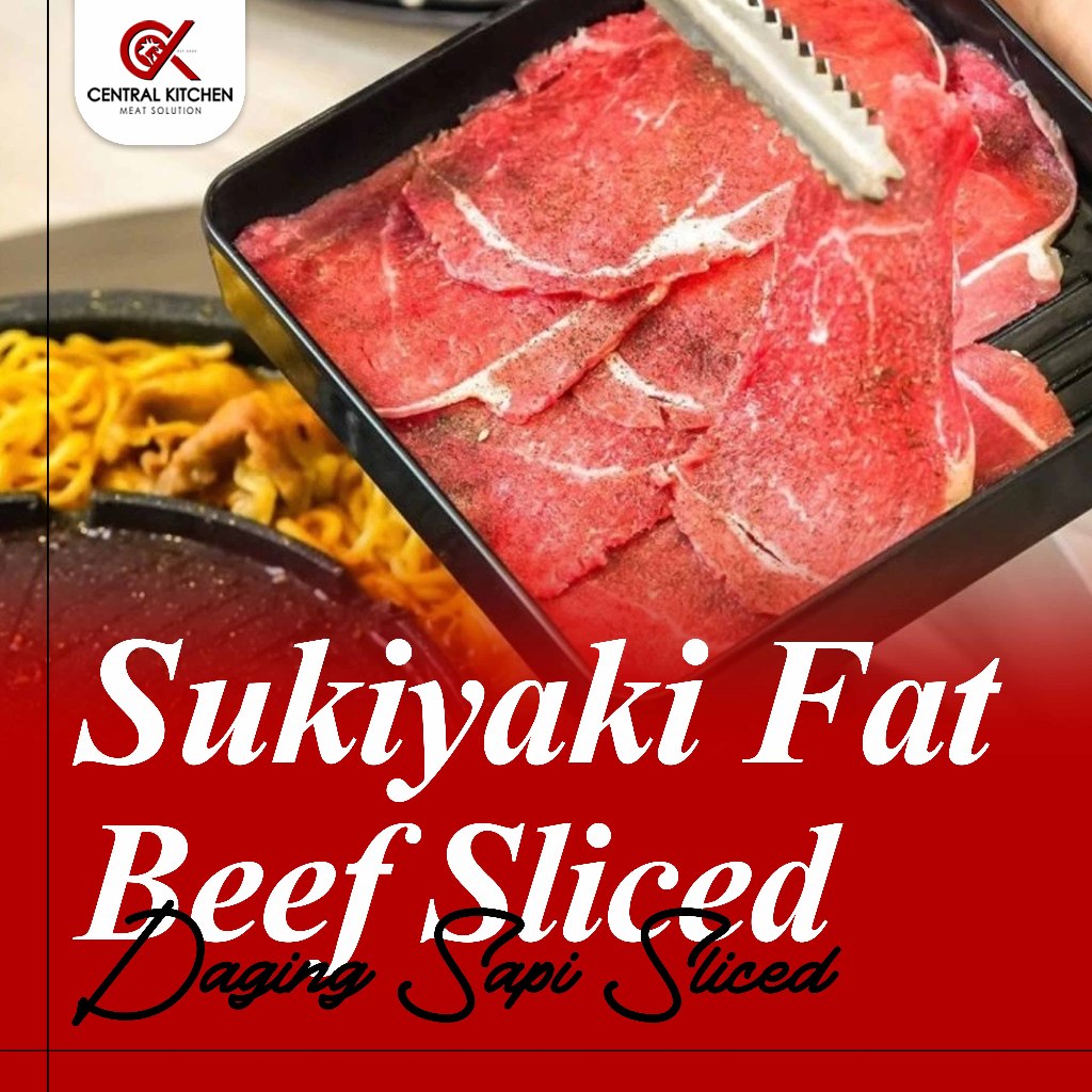 Jual Shabu Shabu Daging Sapi Slice Tipis Yakiniku Sukiyaki FAT