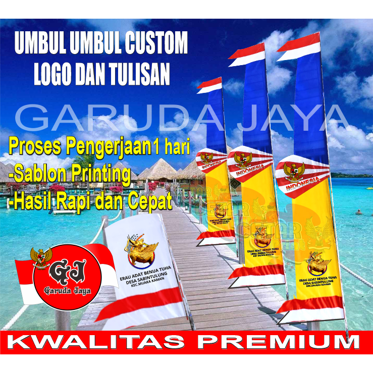 Jual Umbul Umbul Custom Model Indosiar Shopee Indonesia