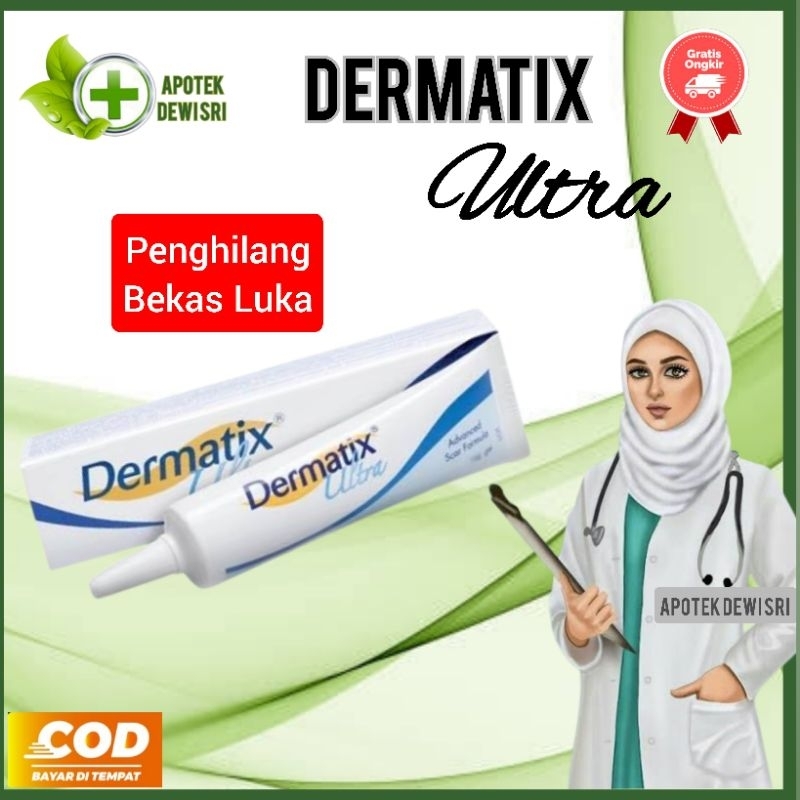 Jual Dermatix Ultra Gel Isi 15gr Penghilang Bekas Luka Bakar Keloid