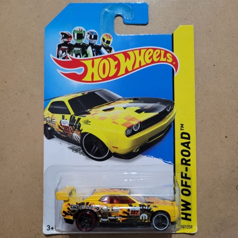 Jual HOT WHEELS DODGE CHALLENGER DRIFT CAR HW OFF ROAD YELLOW