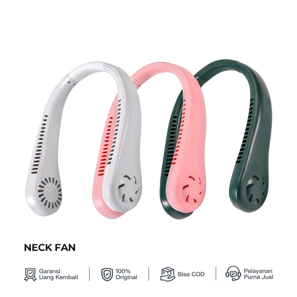 Jual Kipas Angin Mini Kipas Leher Neck Fan Usb Rechargeable