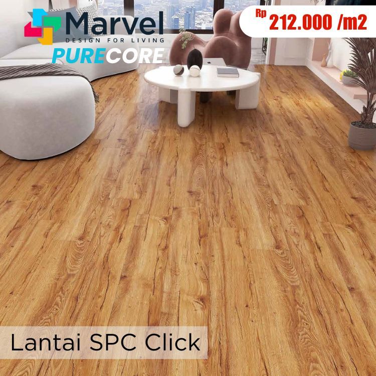 Jual Lantai Spc Klik Marvel Purecore Click System Flooring Shopee