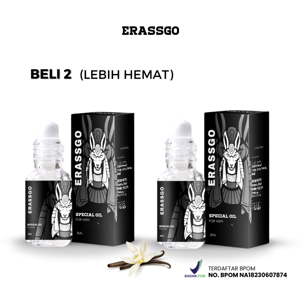 Jual ERASGGO ROLL ON Penambah Stamina Tahan Semalaman Atasi Lemah