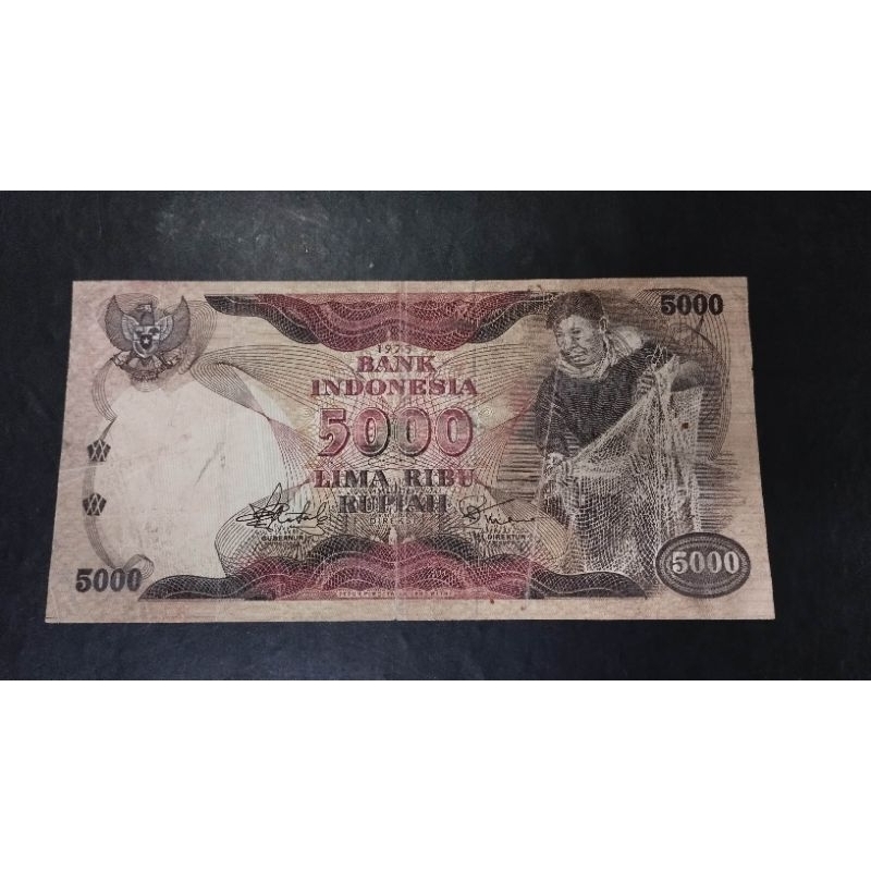 Jual UANG KUNO 5000 RUPIAH PENJALA TAHUN 1975 Shopee Indonesia