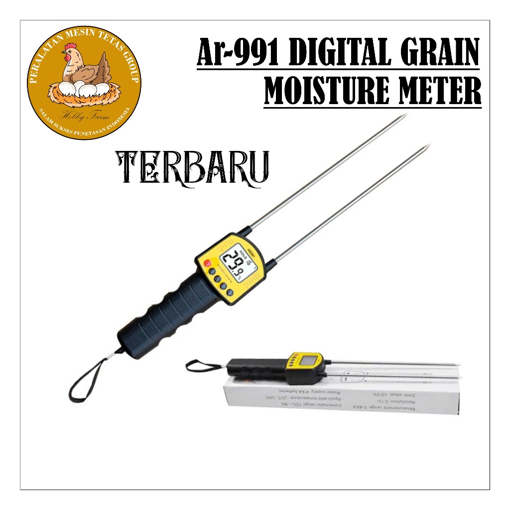 Jual Grain Moisture Meter Pengukur Kadar Air AR991 Alat Kelembaban