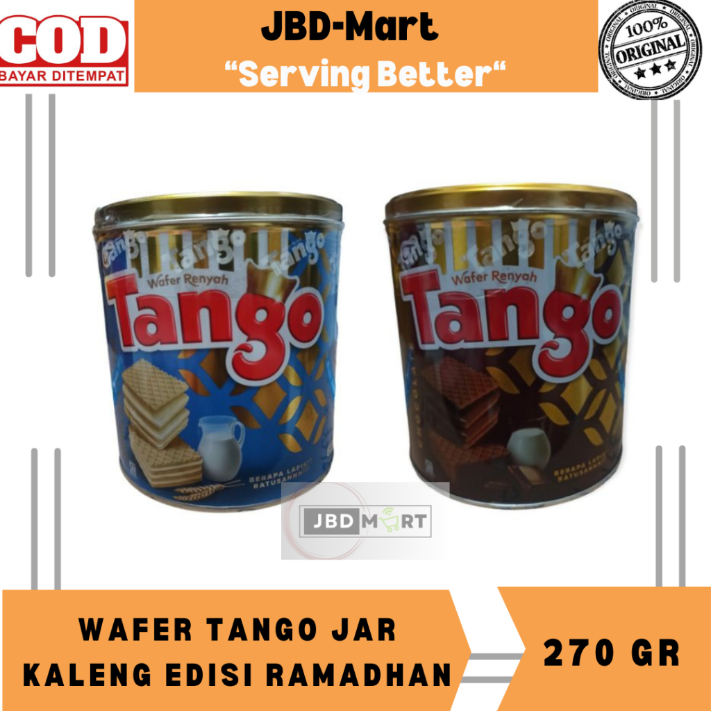 Jual Tango Wafer Chocolate Vanilla Kaleng Gr Biskuit Lebaran