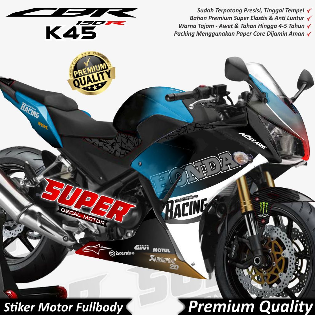 Jual Stiker Decal Cbr R K Lokal Full Body Variasi Konsep