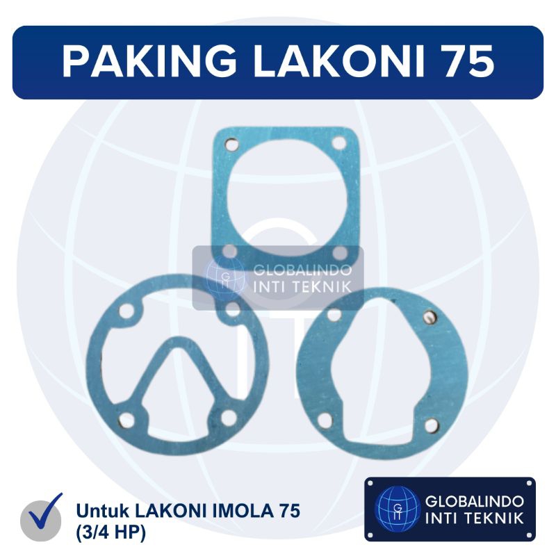 Jual Paking Packing Gasket Kompresor Angin LAKONI IMOLA 75 3 4 HP