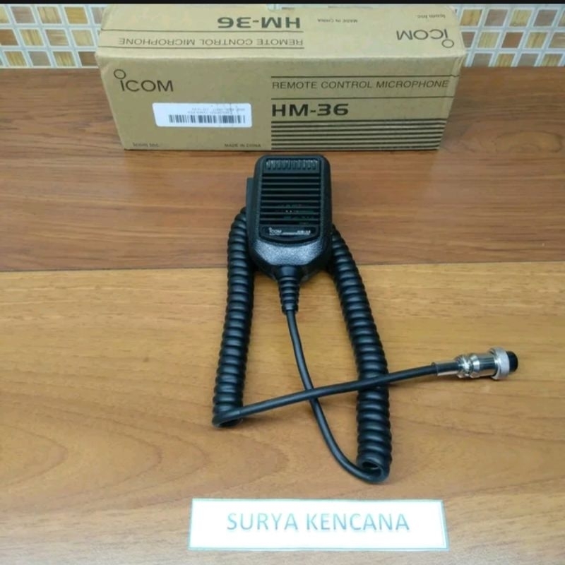 Jual Extramic Rig Icom Ic Ic Hm Ptt Mic Radio Icom Mikrofone