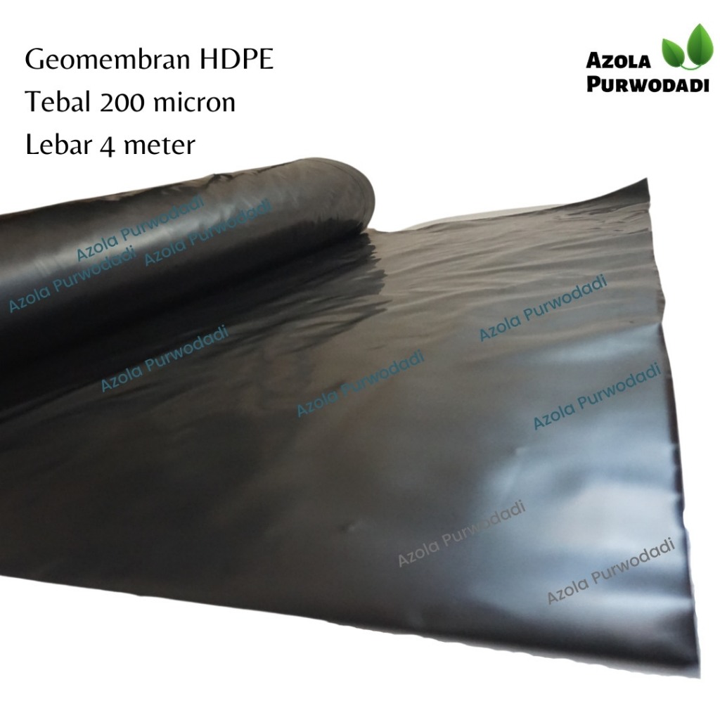 Jual Plastik HDPE Geomembran 200 Micron 4 X 2 5 Meter Untuk Kolam